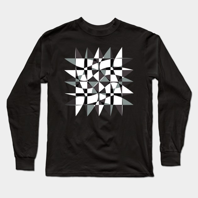 Op art pattern Long Sleeve T-Shirt by Guardi